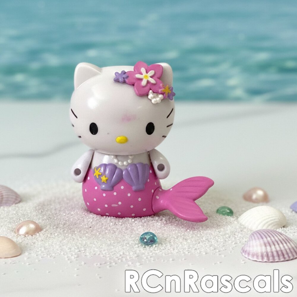 VINTAGE 2002 Hello Kitty Dream World Mermaid Figurine RARE Sanrio Y2K PreLoved